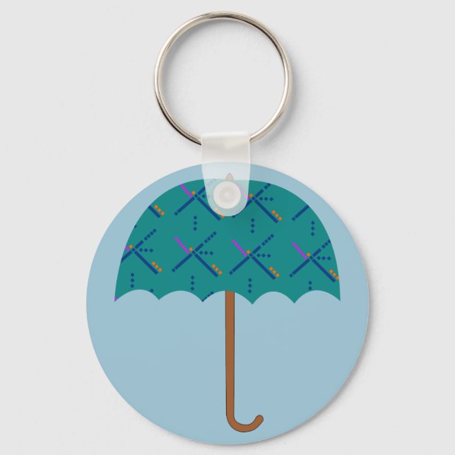 Porte-clés PDX Airport Carpet Umbrella (Recto)