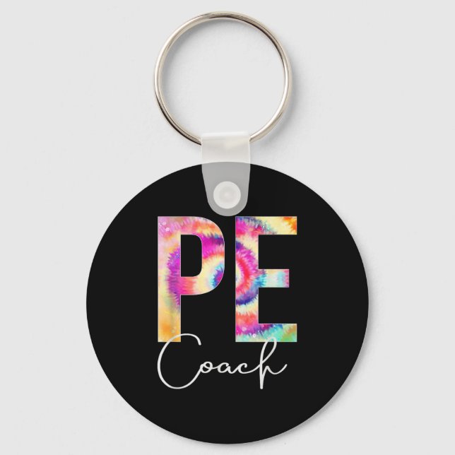 Porte-clés Pe Coach Tie Dye Back To School Women Appreciation (Recto)