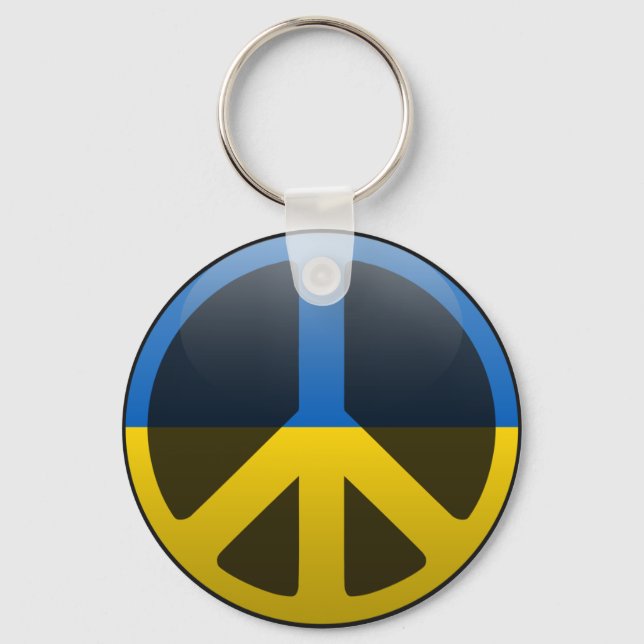 Porte-clés Peace en Ukraine (Recto)