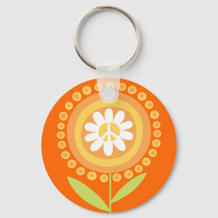 Porte-clés Peace flower Key Chain