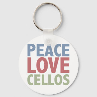 Porte-clés Peace Love Cellos