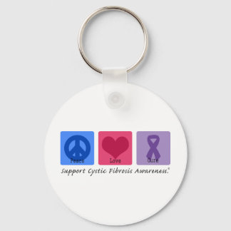 Porte-clés Peace Love CF