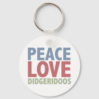 Porte-clés Peace Love Didgeridoos