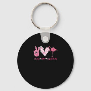 Porte-clés Peace Love Flamingo Flamingo Lover