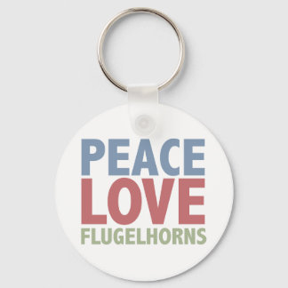Porte-clés Peace Love Flugelhorn