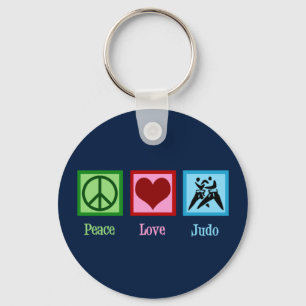 Porte-clés Peace Love Judo