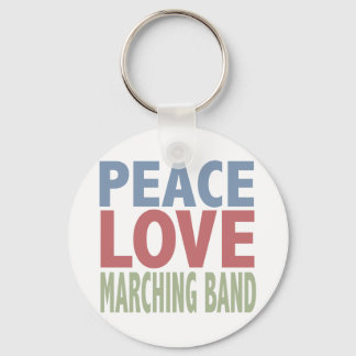 Porte-clés Peace Love Marching