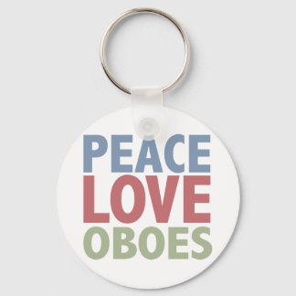 Porte-clés Peace Love Oboes