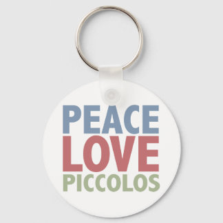 Porte-clés Peace Love Piccolos