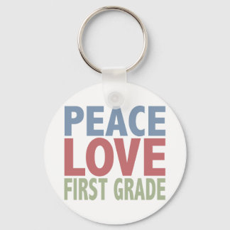 Porte-clés Peace Love Première année
