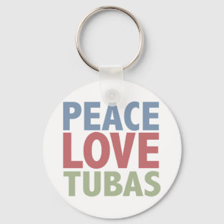 Porte-clés Peace Love Tubas