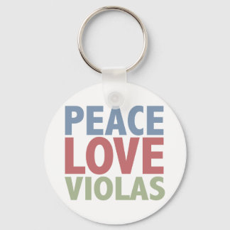 Porte-clés Peace Love Violas