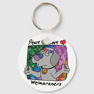 Porte-clés Peace Love Weimaraner Porte - clé 2