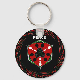 Porte-clés "Peace : with Shield Emblem"