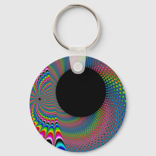 Porte-clés Peackock A Delic - Art Fractal