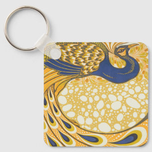 Porte-clés Peacock Antique Vintage Coloré