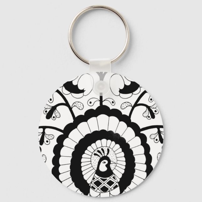 Porte-clés Peacock parfait (Recto)