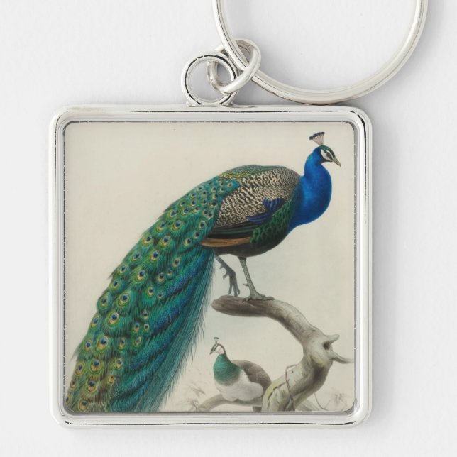 Porte-clés Peacock vintage (Devant)