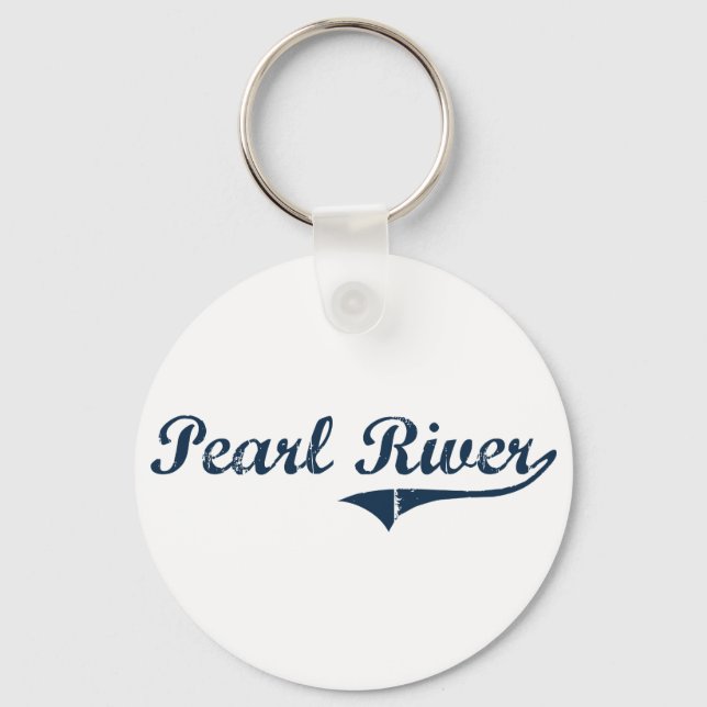 Porte-clés Pearl River New York Classic Design (Recto)
