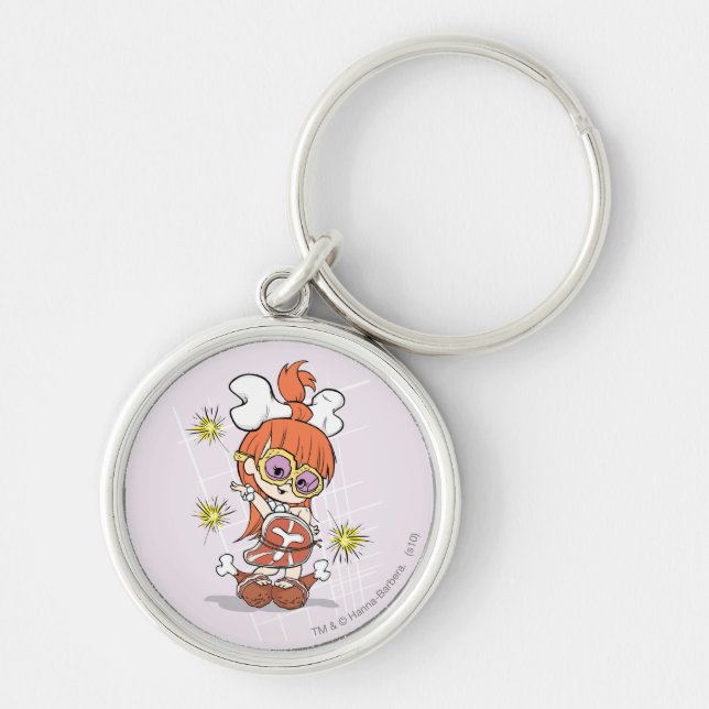 Porte-clés PEBBLES™ Goes Gaga (Devant)