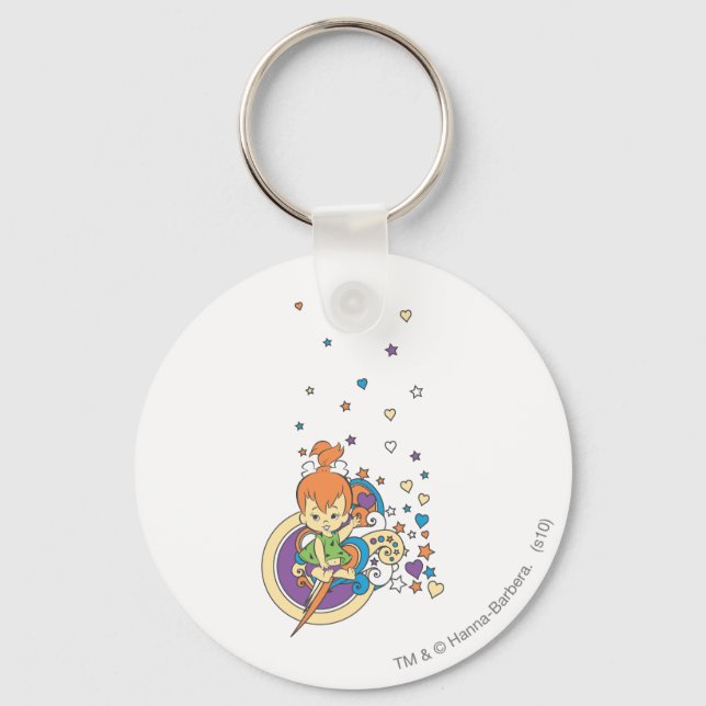 Porte-clés PEBBLES™ In The Stars� (Recto)