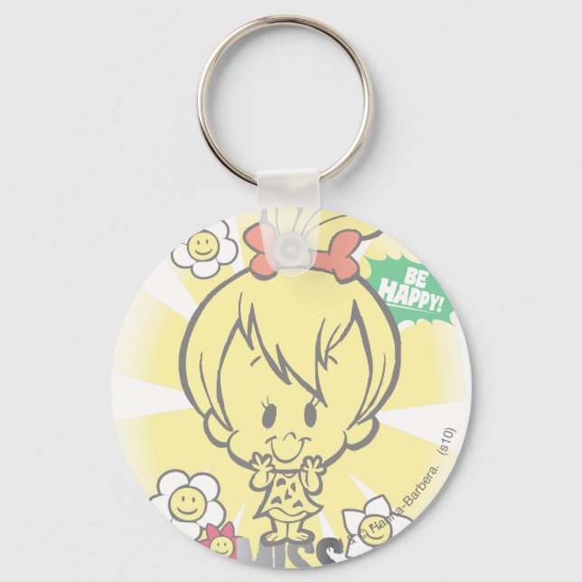 Porte-clés PEBBLES™ Miss Merveilleuse (Recto)