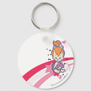 Porte-clés PEBBLES™ on Pink Rainbow