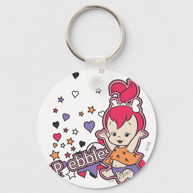 Porte-clés PEBBLES™ Purple Heart (Recto)
