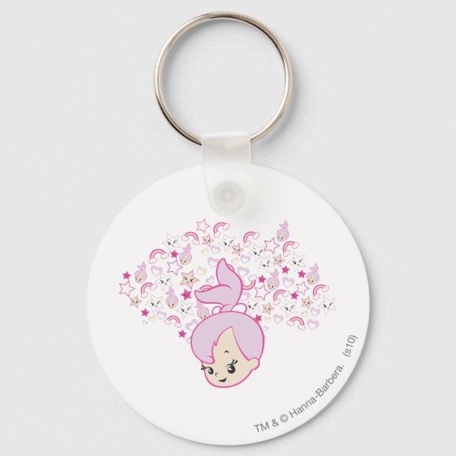 Porte-clés PEBBLES™ Star Print (Recto)