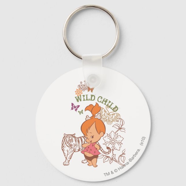 Porte-clés PEBBLES™ Wild Child (Recto)