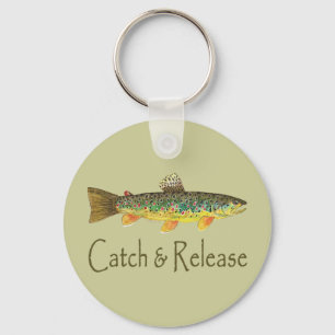 Porte-clés Pêche à la capture et au rejet