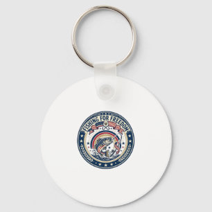 Porte-clés Pêche à la liberté Patriotique Loisirs Patriotique