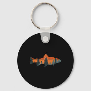 Porte-clés Pêche à la mouche de la truite Nature Extérieur Ca