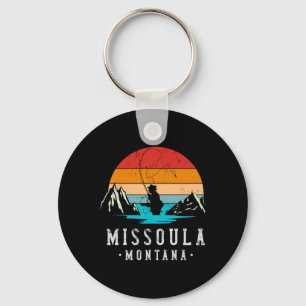 Porte-clés Pêche à la mouche Missoula Montana 