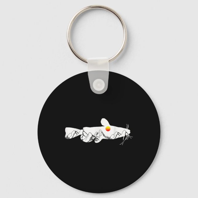 Porte-clés Pêche au poisson-chat Pêche au poisson-chat Plat t (Recto)