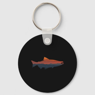 Porte-clés Pêche au saumon Nature Extérieur Randonnée Camping