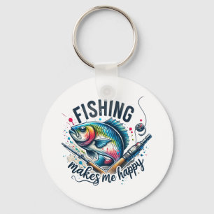 Porte-clés Pêche-Cadeaux Fisher Rend Mon Joyeux