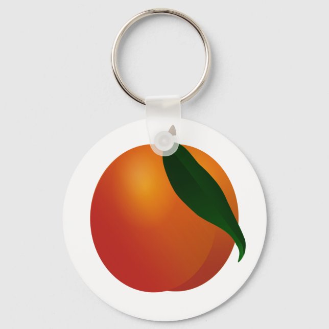 Porte-clés Pêche de Géorgie / Fruit d'abricot (Recto)