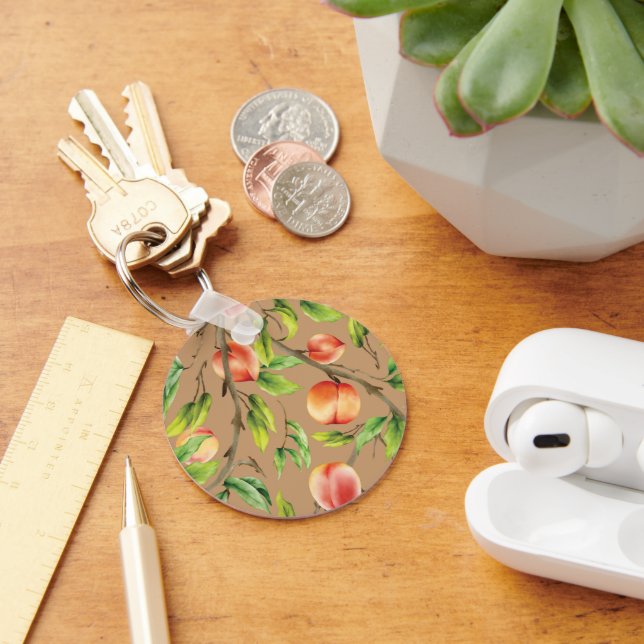 Porte-clés Pêches sur l'arbre (Bureau)