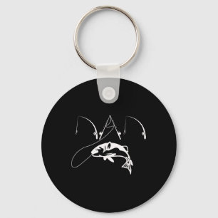 Porte-clés Pêcheur Daddy Fête des pères Chemise Cadeau