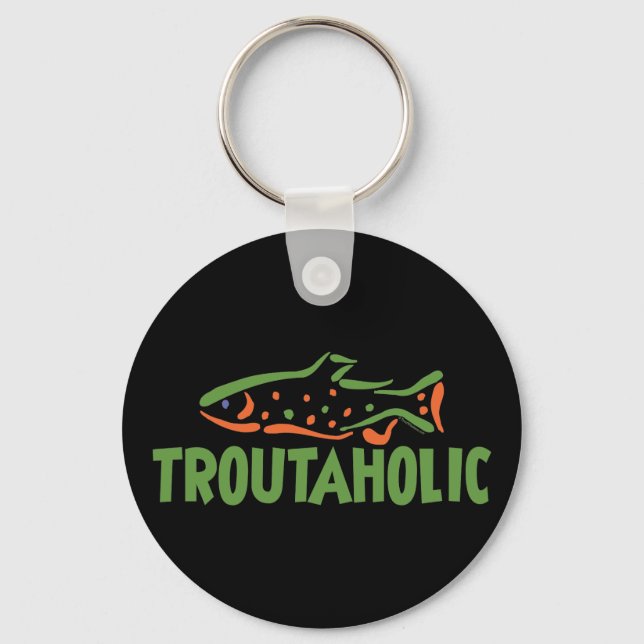 Porte-clés Pêcheur de truites (Recto)