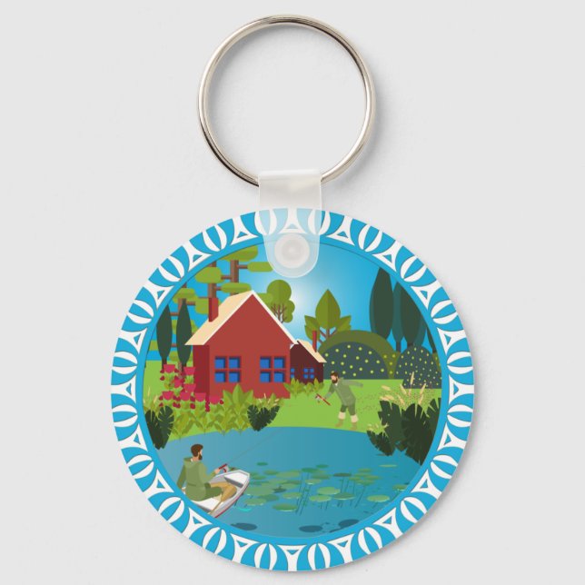 Porte-clés Pêcheurs (Recto)