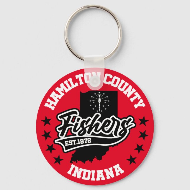 Porte-clés Pêcheurs, Indiana (Recto)