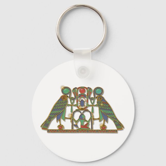 Porte-clés Pectorale de Dieu égyptien Horus (Recto)