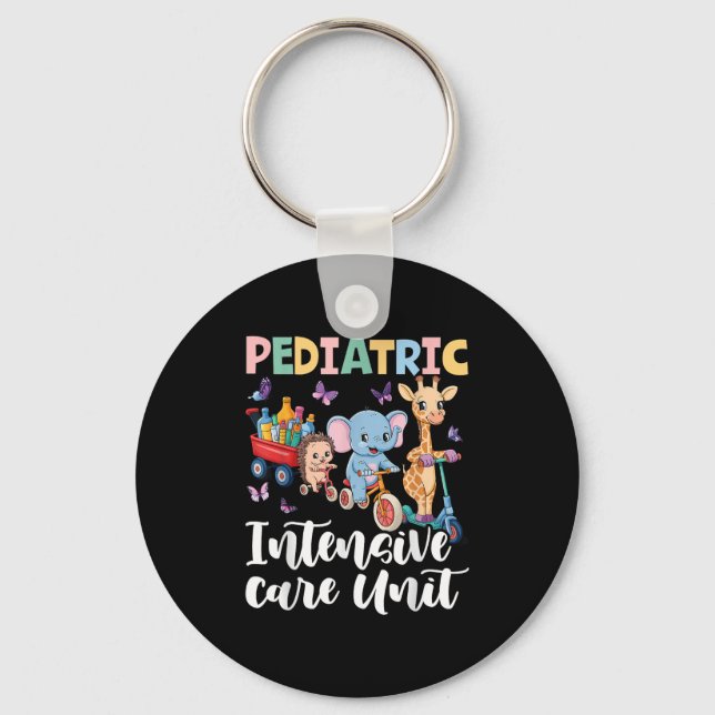 Porte-clés Pediatric Intensive Care Unit Cute Animals Groovy  (Recto)