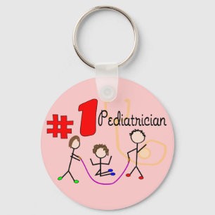 Porte-clés Pediatricien #1 Cadeaux de conception pour enfants