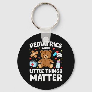 Porte-clés Pédiatrie Où les petites choses Pédiatre Infirmièr