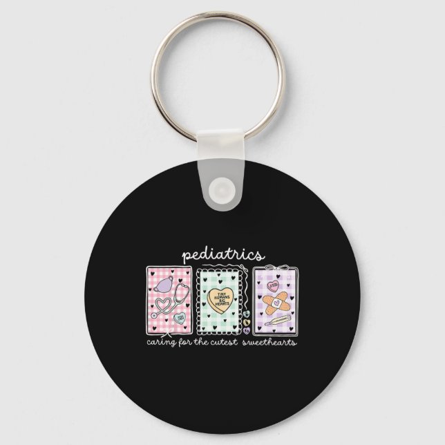 Porte-clés Pédiatrie Soignant Les Plus Mignons Amours Valen (Recto)