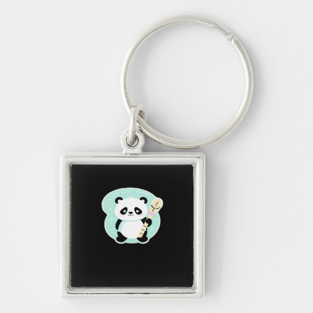 Porte-clés Peekabo Panda (Devant)