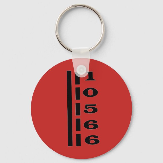 Porte-clés Peekskill, NY Porte - clé de code postal (Recto)